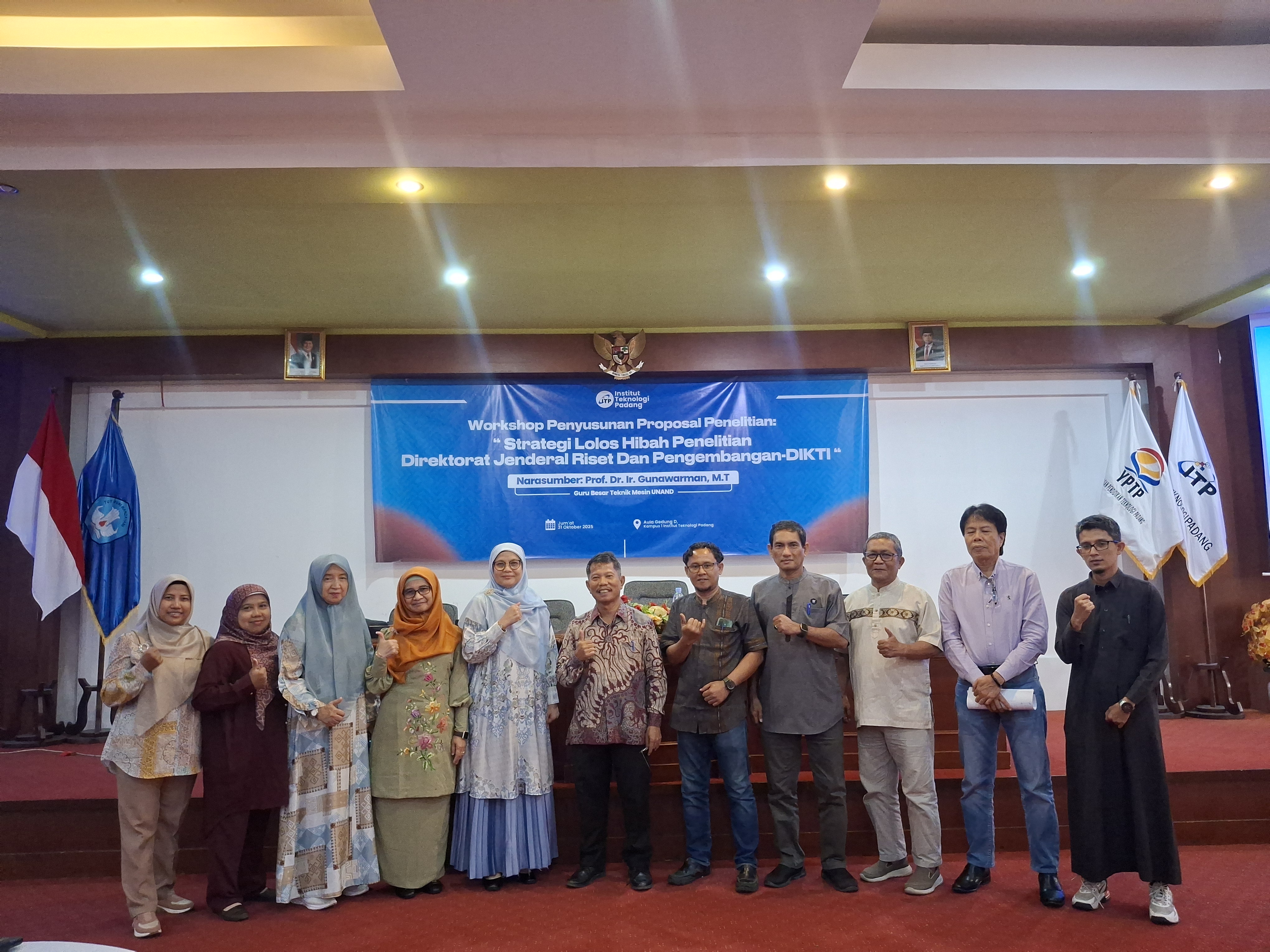 Workshop Proposal Penelitian " Strategi Lolos Hibah Dikti"